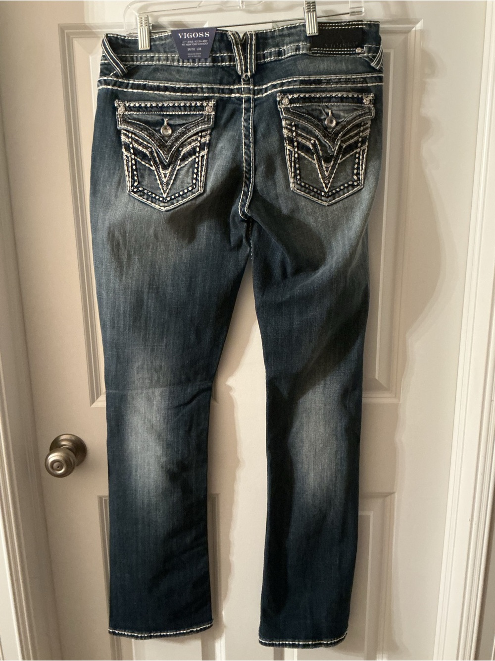 Vigoss New York Slim Boot Cut Jeans Size 9/10 New w/ Tags